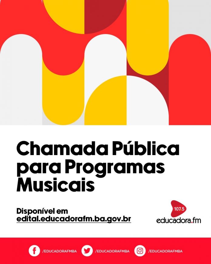 Rádio Educadora FM anuncia Chamada Pública para Programas Musicais