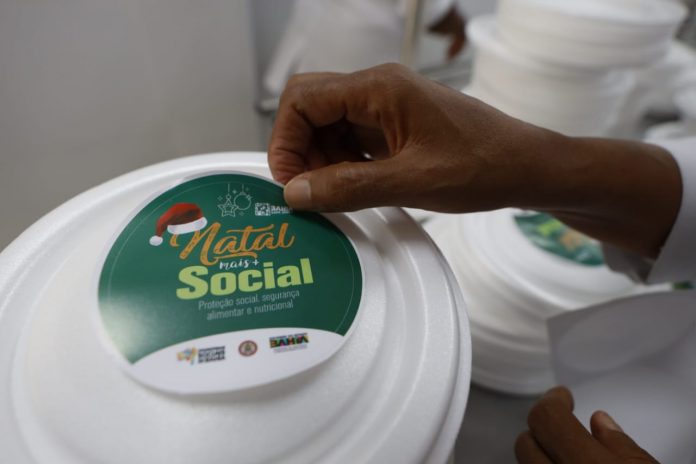 Governo do Estado promove ação ‘Natal Social’ e garante 1,5 mil refeições para população de rua e pessoas em vulnerabilidade