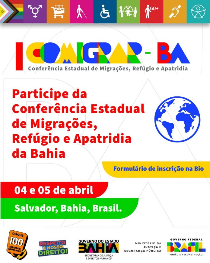 Bahia realiza I Conferência Estadual de Migrações, Refúgio e Apatridia