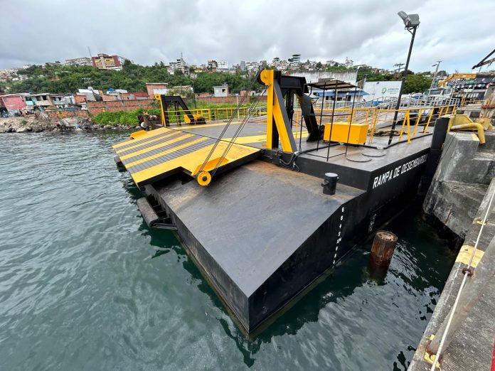 Seinfra conclui obra de substituição de flutuante do Sistema Ferry-Boat
